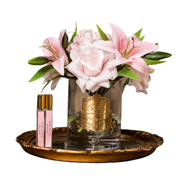 Cote Noire Luxury Lilies & Roses Bouquet (French Pink) - Beauty Affairs1