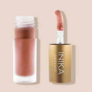 INIKA Organic Tinted Lip Oil - Collagen + Squalane 5ml (Blossom) - Beauty Affairs 1