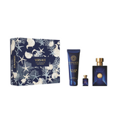 Versace Dylan Blue Pour Homme Set (EDT 100ml + Bath & Shower Gel 150ml+ EDP 5ml)- Beauty Affairs 1